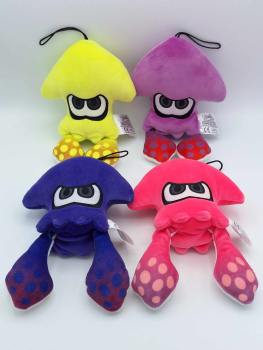 4x Splatoon 2 Tintenfische - 20cm
